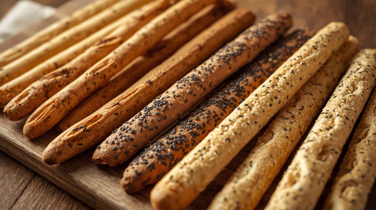 Kaak, Breadsticks & Grissini كعك، وغريسينّي