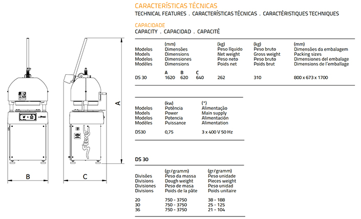 Semi-Automatic Bun Divider view 1