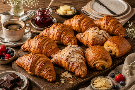 Croissant & Pain au Chocolat