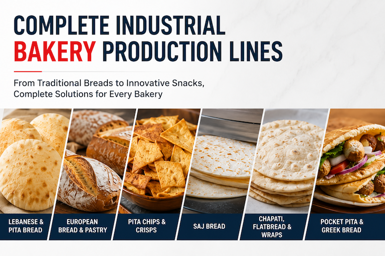 The Complete Guide to Industrial Bakery Production Lines: From Lebanese Bread to Pita Chips