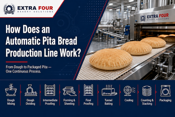 How Does an Automatic Pita Bread Production Line Work?