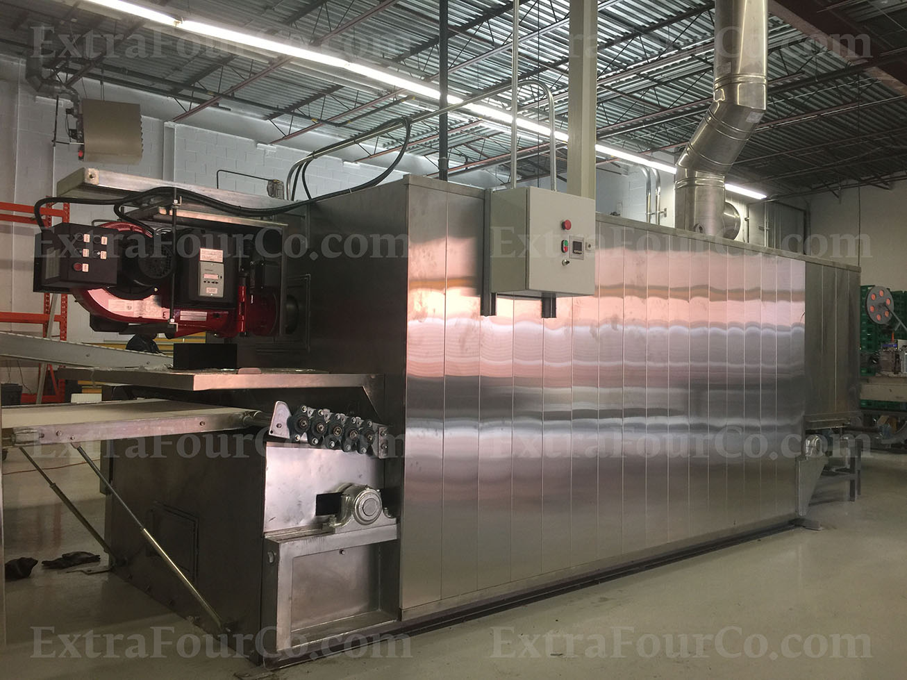 Lebanese bread tunnel oven